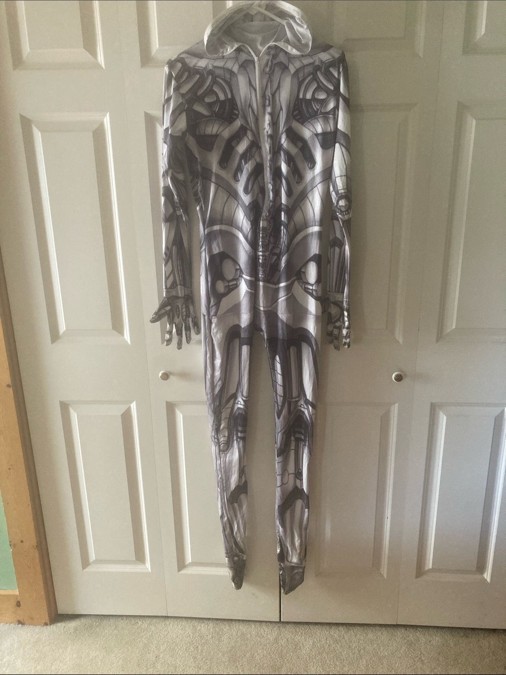 Spirit Halloween Android Monster full body mechanical robot cybernetic skeleton